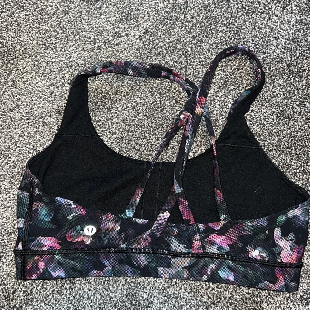Lululemon Energy Bra Activate Floral B/C Cup Support. EUC. - Picture 9 of 13